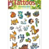 Temporäre Tattoos "Waldtiere" in Bunt - ab 3 Jahren