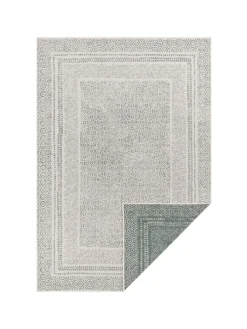 Teppich Frame rechteckig In- / Outdoor Bordüre grün