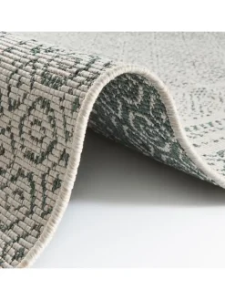 Teppich Frame rechteckig In- / Outdoor Bordüre grün