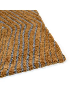 Teppich Gold Stone in gold