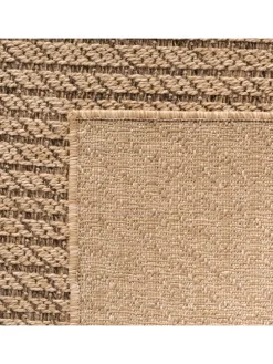 Teppich In-/Outdoor Jute-Optik Flachgewebe Unicolor Polypropylen