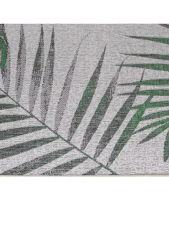 Teppich Outdoor Flachgewebe Dschungel-Design Polypropylen Terrasse