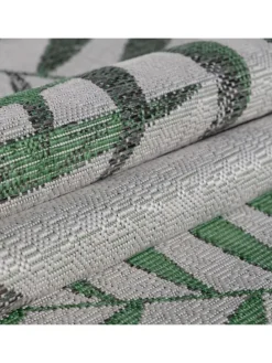 Teppich Outdoor Flachgewebe Dschungel-Design Polypropylen Terrasse