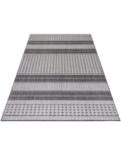 Teppich Outdoor Flachgewebe Antik-Optik Polypropylen Terrasse