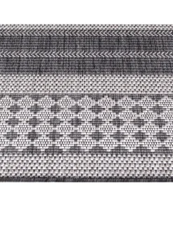 Teppich Outdoor Flachgewebe Antik-Optik Polypropylen Terrasse