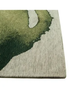 Teppich Sand Forest in grün