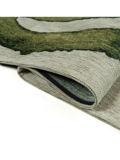 Teppich Sand Forest in grün