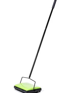 Teppichkehrer in Grün/ Schwarz - (B)28 x (H)105 x (T)19 cm