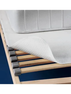 Textilfaser Matratzenschoner-Lattenrostauflage Arnstadt in weiß