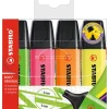 Textmarker "STABILO Boss Original" - 4 Stück