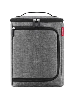 thermo coolerbox - Kühltasche 30 cm (twist powder blue) in twist silver