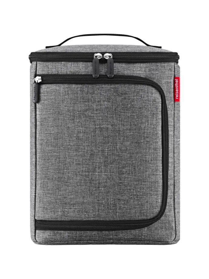 thermo coolerbox - Kühltasche 30 cm (twist powder blue) in twist silver