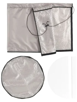 Thermo Pflanztopf-Sack in Beige - (H)55 x Ø 45 cm