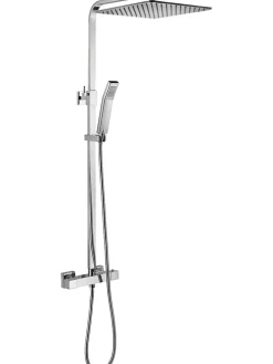 Thermostat-Überkopf-Brauseset "Sumba" in Chrom