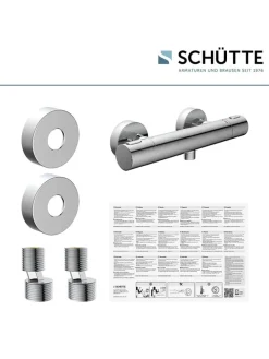Thermostat-Duscharmatur ''Monza'' in Chrom