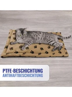 Tierbett in Hellbraun - (L)60 x (B)45 cm