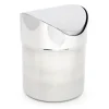 Tischabfallbehälter in Silber - (H)15,5 x Ø12 cm