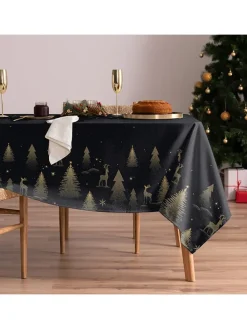 Tischdecke "Christmas Comet" in Dunkelblau