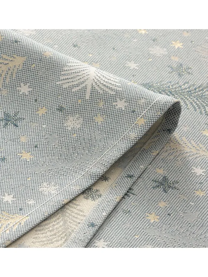 Tischdecke "Christree" in Blau/ Gold