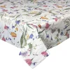 Tischdecke ''Flora'' in Weiß/ Bunt - (L)180 x (B)140 cm