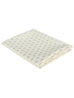 Tischdecke in Weiß/ Gold - (L)250 x (B)140 cm