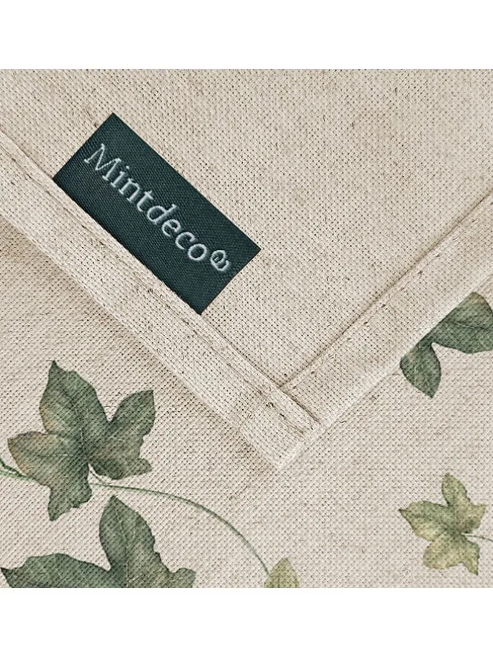 Tischdecke "Natural Iri" in Creme/ Grün