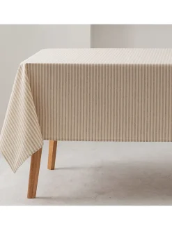 Tischdecke "Rayas" in Creme