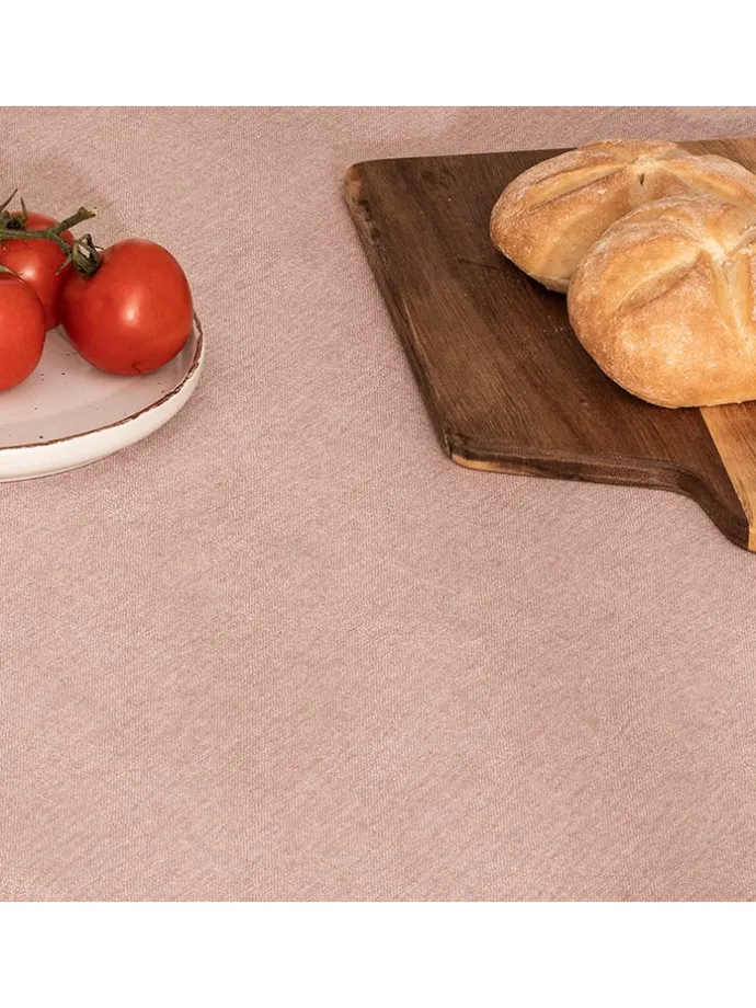 Tischdecke "Smooth Sena" in Rosa