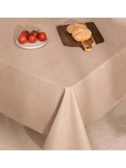 Tischdecke "Smooth Sena" in Beige