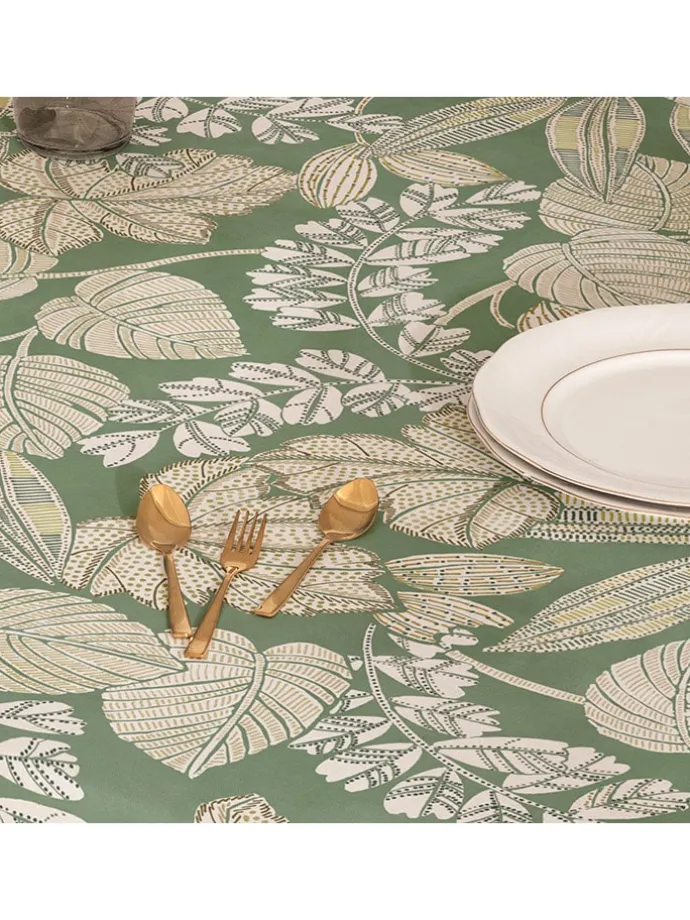 Tischdecke "Tropical Malena" in Grün