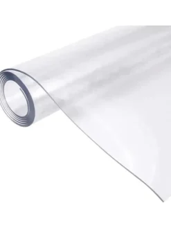 Tischfolie 1,7mm Tischdecke Tischschutz PVC klar abwaschbar in Transparent