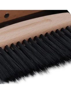 Tischkehrset in Schwarz/ Natur