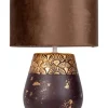 Tischleuchte "Bronco" in Helbraun - (H)39 x Ø 26 cm