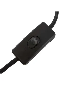 Tischleuchte "Bronn" in Silber/ Weiß - (H)47 x Ø 21 cm