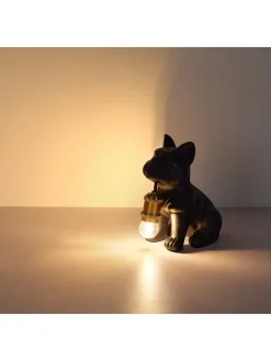 Tischleuchte ''Dogo'' in Schwarz - (B)19,5 x (H)24 x (T)12,5 cm