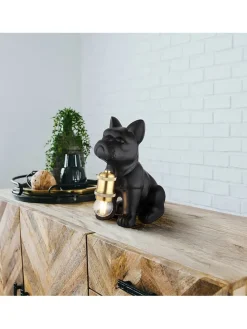 Tischleuchte ''Dogo'' in Schwarz - (B)19,5 x (H)24 x (T)12,5 cm