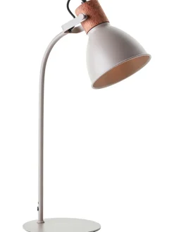 Tischleuchte "Erena" in Taupe - (H)52 cm