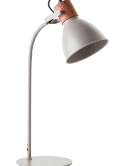 Tischleuchte "Erena" in Taupe - (H)52 cm