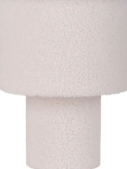 Tischleuchte "Fluffy" in Weiß - (H)31 x Ø 23 cm