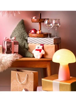 Tischleuchte FUNGI TOWN in Rosa