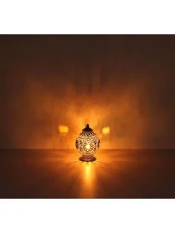 Tischleuchte in Bunt - (H)39,5 x Ø 27 cm