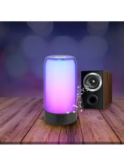 Tischleuchte in Farbwechsel - (H)18,8 x Ø 10 cm