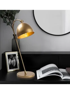 Tischleuchte in Gold - (H)54 x Ø 18 cm