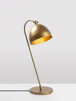 Tischleuchte in Gold - (H)54 x Ø 18 cm