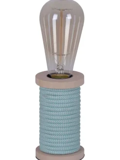 Tischleuchte in Hellblau - (H)12 cm