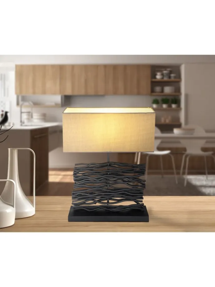 Tischleuchte "JAMIE" in black
