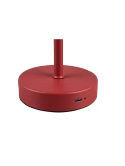 Tischleuchte JEFF in rot