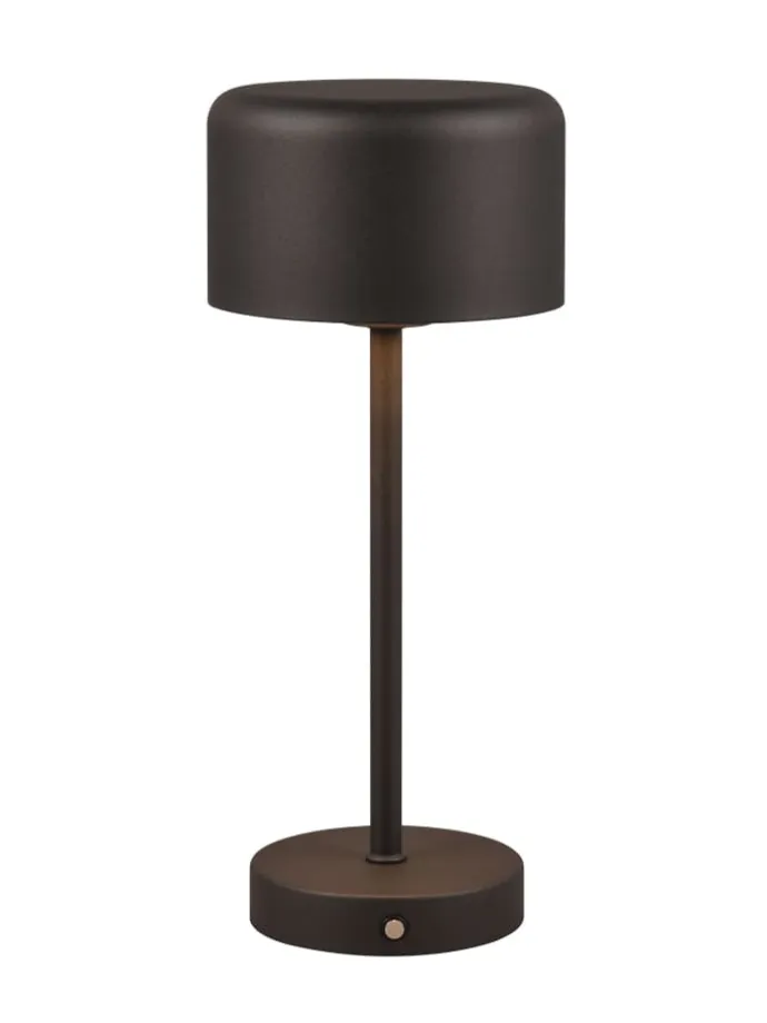 Tischleuchte JEFF in schwarz matt