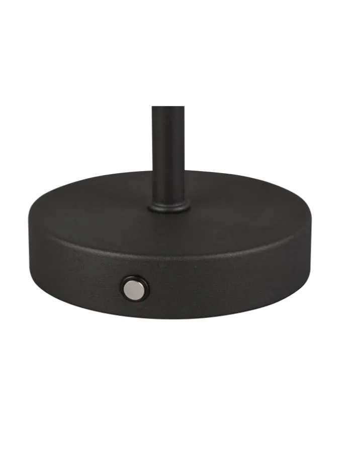 Tischleuchte JEFF in schwarz matt