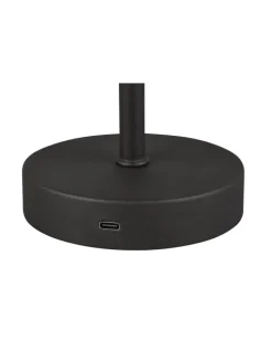 Tischleuchte JEFF in schwarz matt